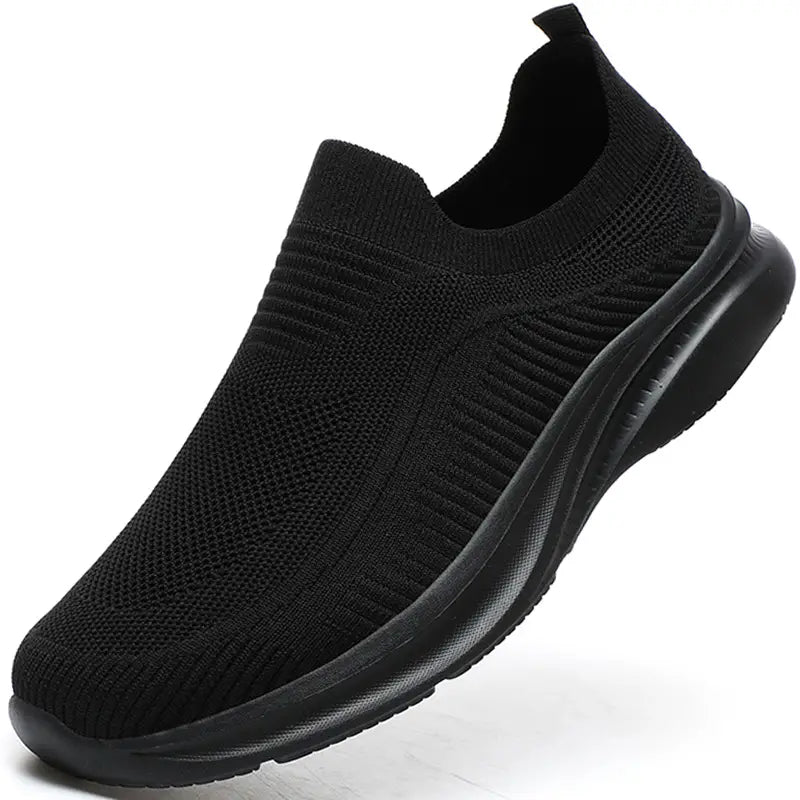 Lightweight walking sneakers with a breathable mesh upper