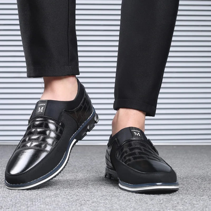 Mocassins tendance Oxford en cuir pour hommes