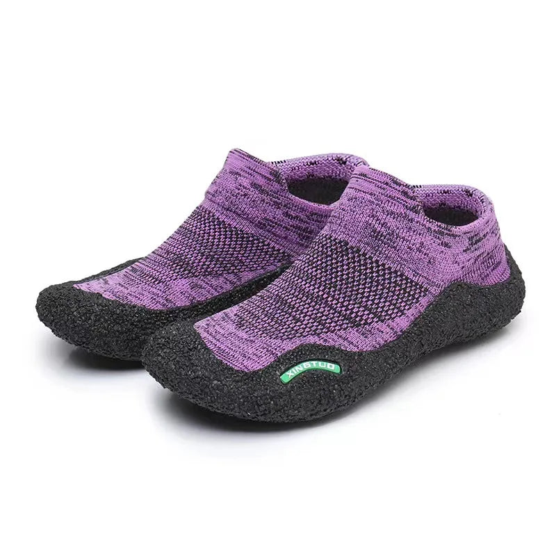 Baskets Pieds Nus Respirantes & Confortables - Unisexe violet