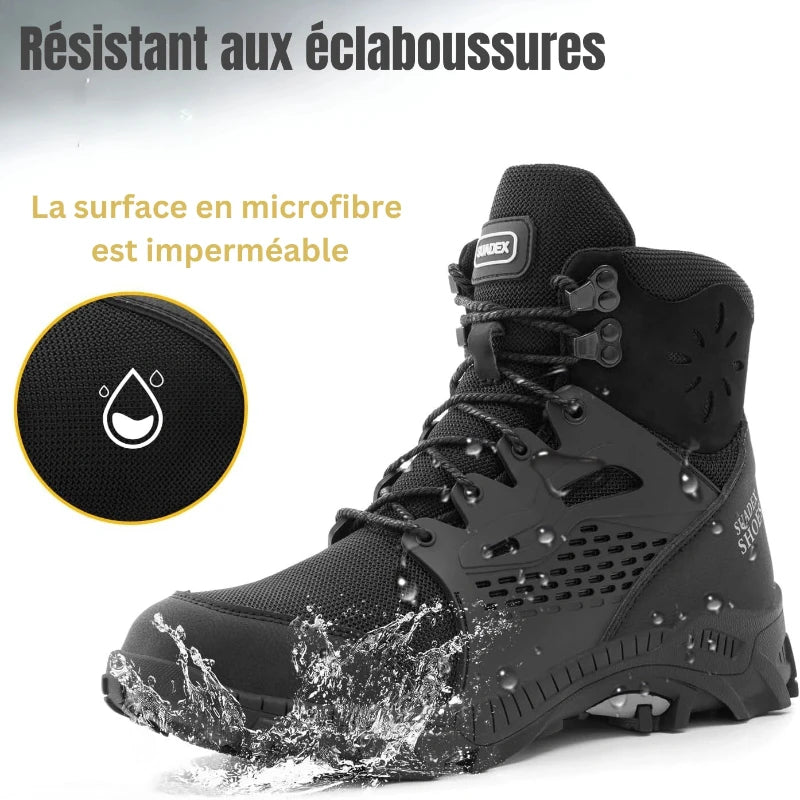 Bottes de Securite Impermeables a Embout en Acier – Unisexe1