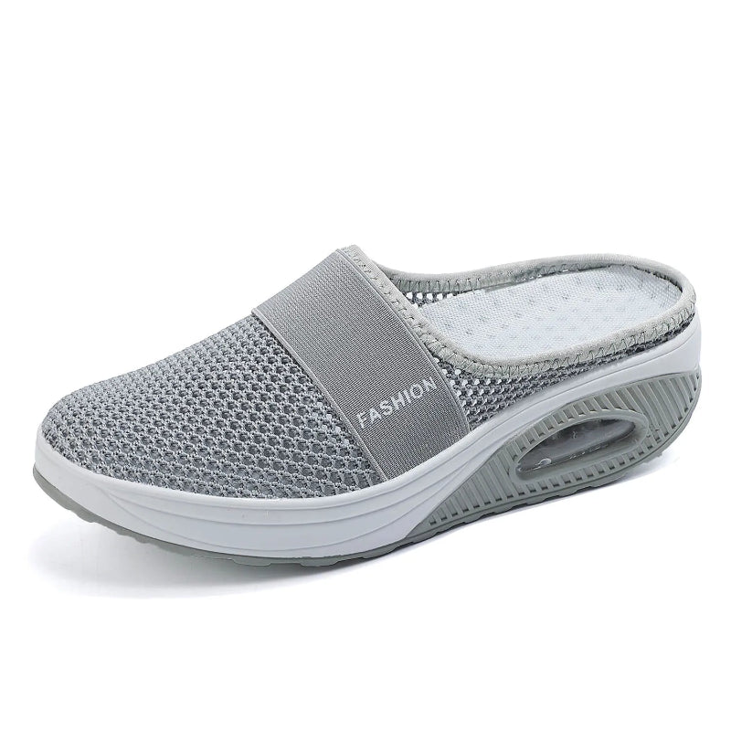 Chaussons de Marche Orthopediques & Diabetiques gris