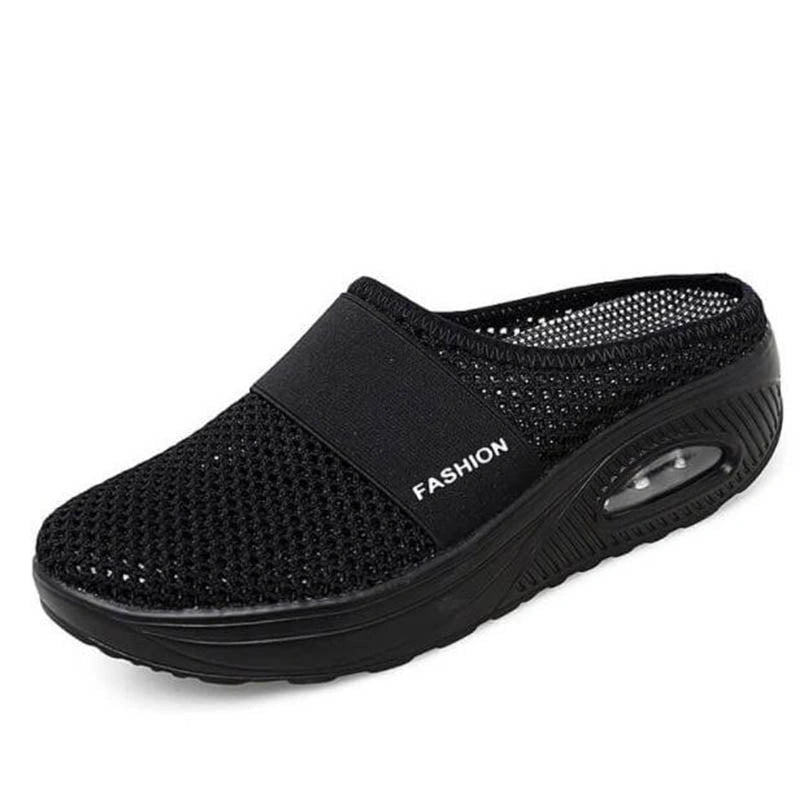 Chaussons de Marche Orthopediques & Diabetiques noir
