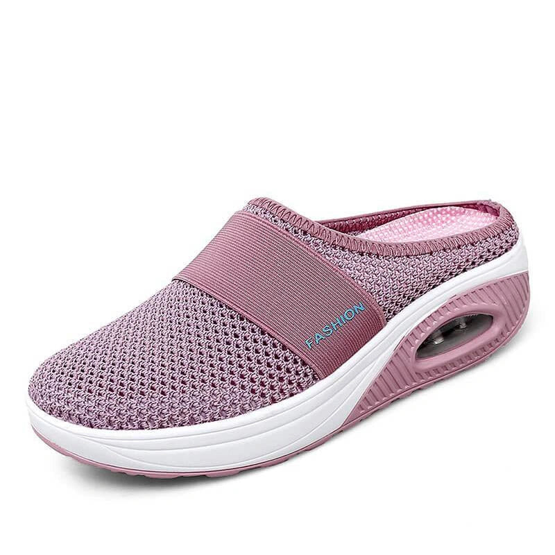 Chaussons de Marche Orthopediques & Diabetiques rose