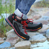 Non-slip hiking shoes with cushioning 