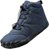 Chaussures Randonnée pieds nus imperméables et chaudes pour l'hiver Homme et Femme-bleu3