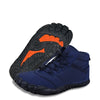 Chaussures Randonnée pieds nus imperméables et chaudes pour l'hiver Homme et Femme-bleu4