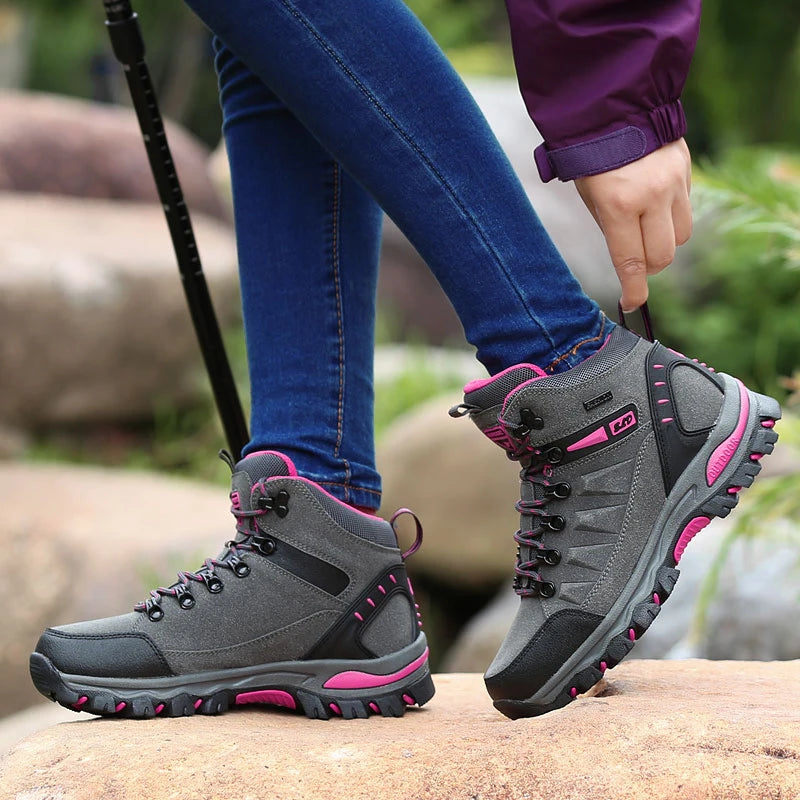 Rutschfeste Wander- und Kletterstiefel
