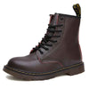 Dr Martens Bottes classiques haute qualité de style britannique marron