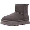 Women's Platform Round Toe Warm Ankle Boots 