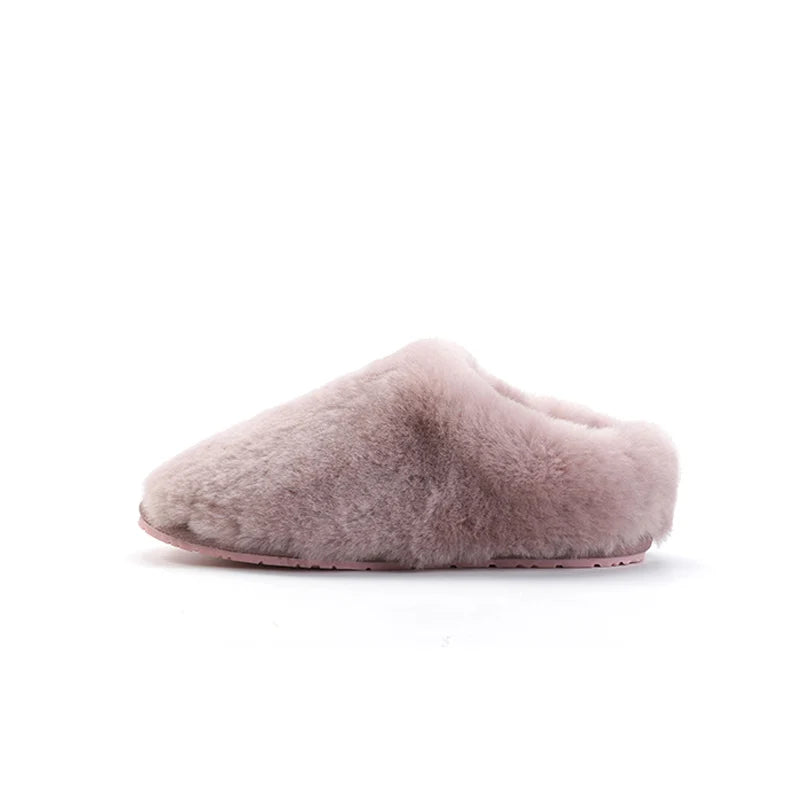 Pantoufles Chaudes et Moelleuses en fourrure douce - Pour Femmes rose
