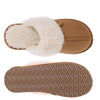 Pantoufles dHiver en Daim avec Doublure en Peluche - Unisexe marron5