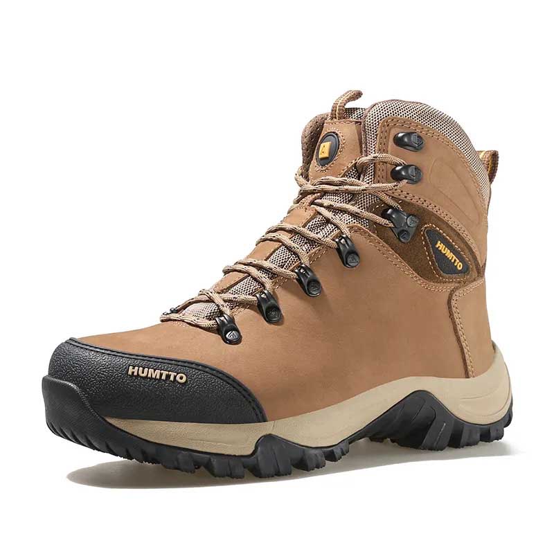 All-Terrain Performance: Men's Waterproof Leather Hiking Boots 