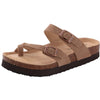Sandales Croisees Entre-Doigt Antiderapantes abricot
