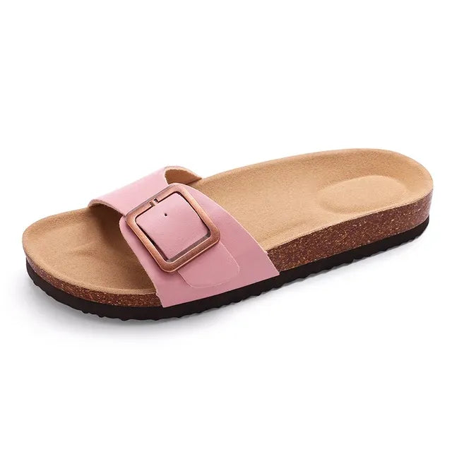 SINGLE BUCKLE SANDALS