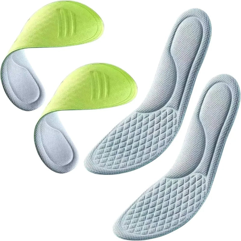 Semelles Orthopédiques Respirantes et Amortissantes gris2