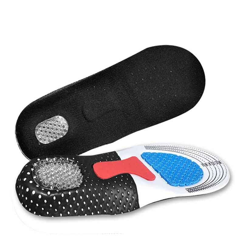 Silicone shock absorption insoles 