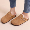 pantoufles Fourrees de Sabots Boston unisexe marron4