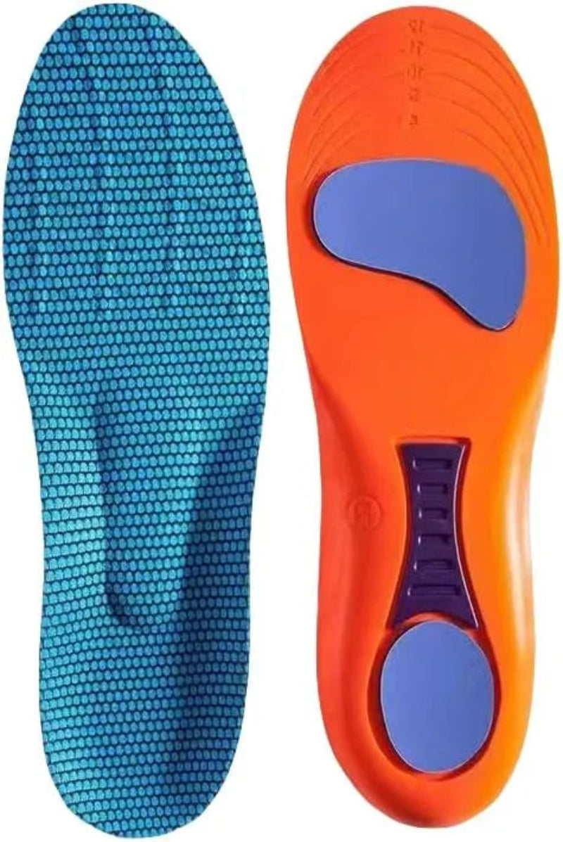  semelles Orthopediques Flexibles et Ajustables Soutien de la Voute Plantaire orange
